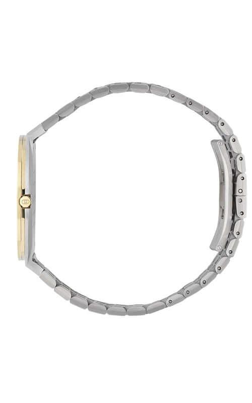GUCCI 'GUCCI 25H' Steel and 18k Gold Watch YA163405 - EX-STOCK Canada