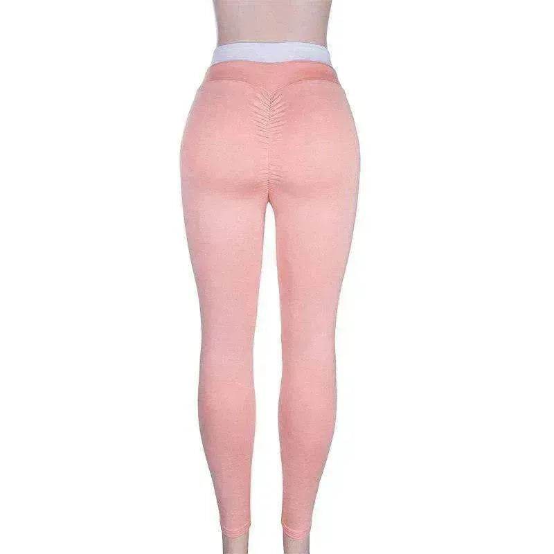 Yoga pants ladies sports leggings orange fitness pants - EX-STOCK Canada