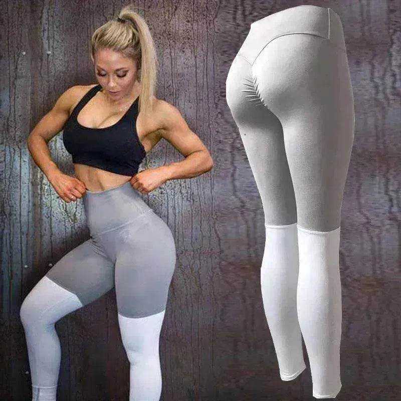 Yoga pants: High-elastic, contrast stitch, slim fit. - EX-STOCK Canada