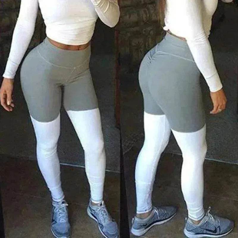 Yoga pants: High-elastic, contrast stitch, slim fit. - EX-STOCK Canada