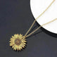 You Are My Sunshine Sunflower Necklace - EX-STOCK Canada