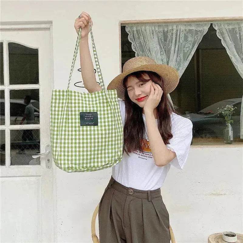 Youda Fashion Women Shoulder Bags Classic Female Shopping Bag Casual Ladies Tote Vintage Style Canvas Handbags Girls Handbag - EX-STOCK Canada