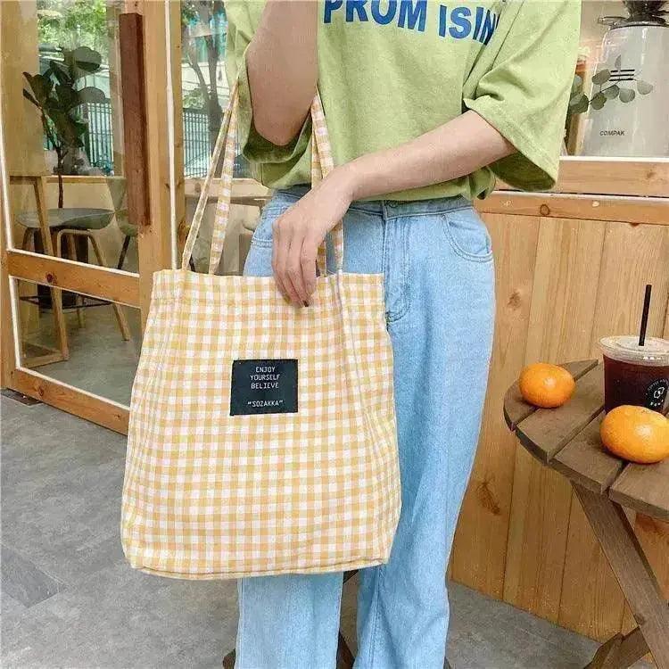 Youda Mode Sacs à Épaule pour Femmes Sac de Shopping Classique Féminin Sac Fourre-tout Décontracté pour Dames Sac à Main en Toile Style Vintage Sac à Main pour Filles - EX-STOCK Canada