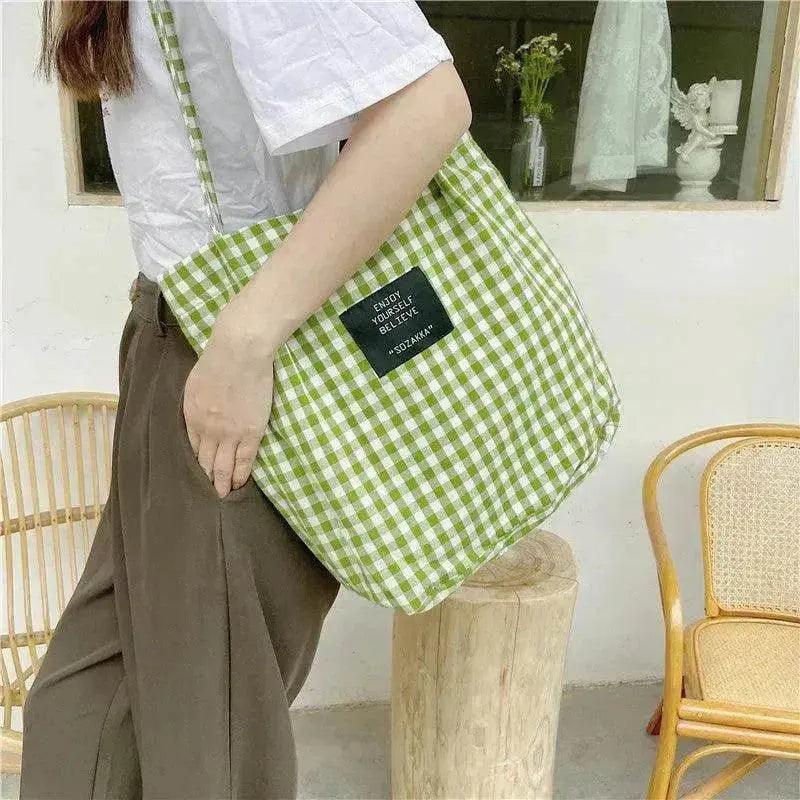 Youda Mode Sacs à Épaule pour Femmes Sac de Shopping Classique Féminin Sac Fourre-tout Décontracté pour Dames Sac à Main en Toile Style Vintage Sac à Main pour Filles - EX-STOCK Canada