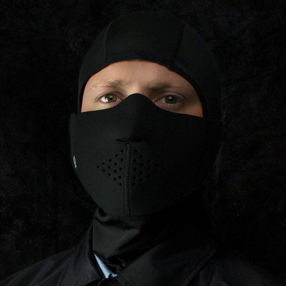 Masque complet ZANheadgear Néoprène NoirEX-STOCK Canada