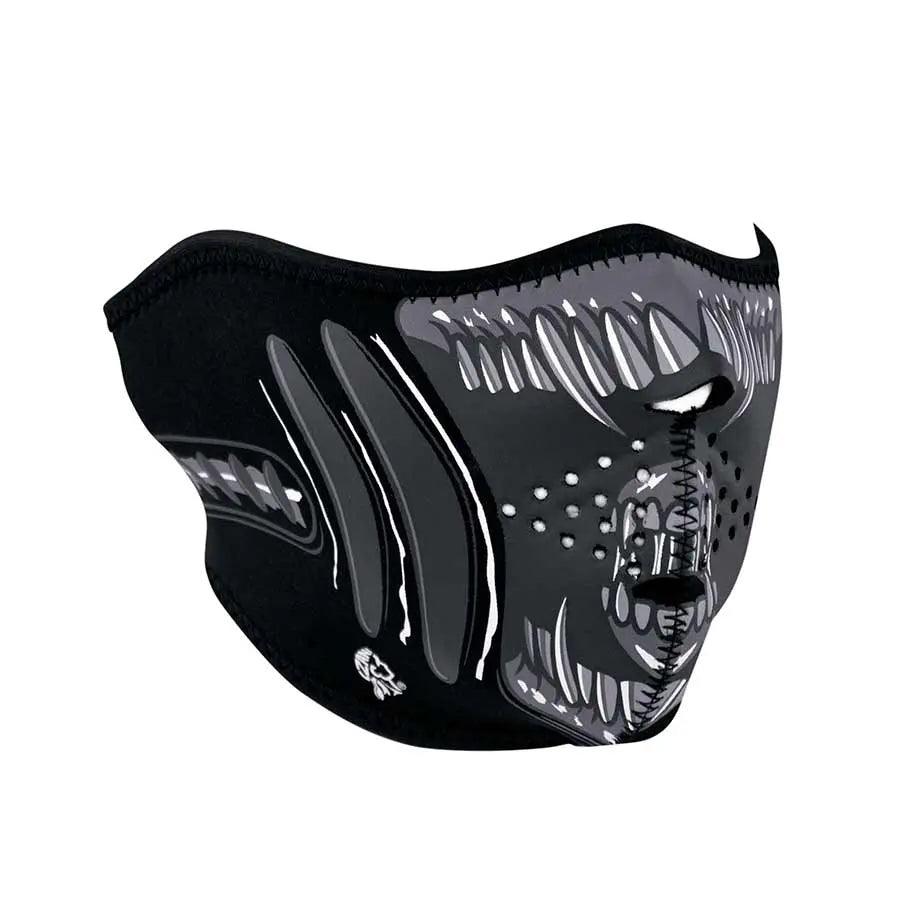 Demi-masque ZANheadgear en néoprène AlienEX-STOCK Canada