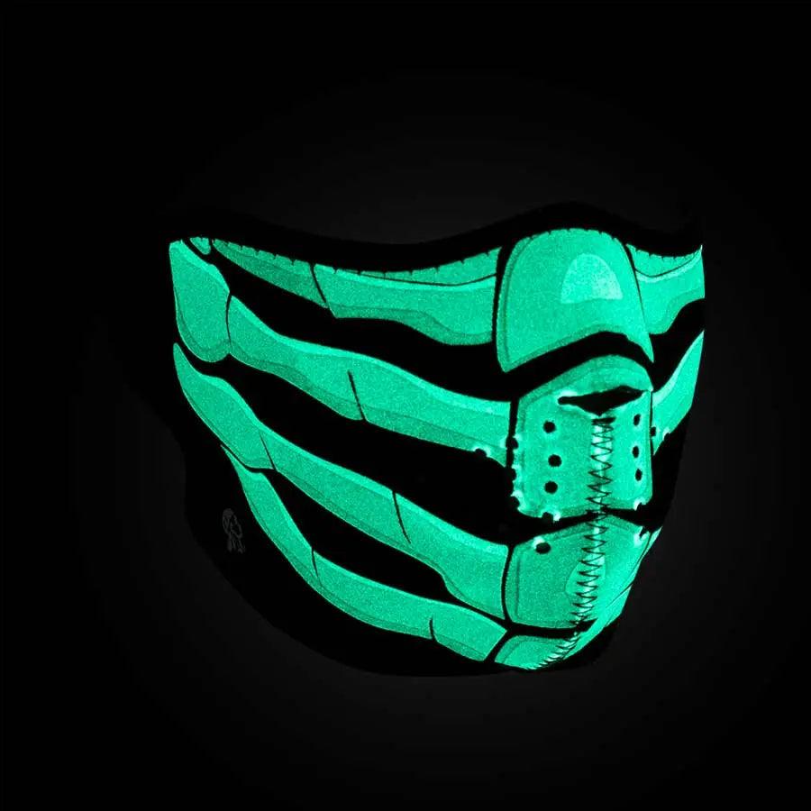 ZANheadgear Half Mask Neoprene Bone Breath Glow in the Dark EX-STOCK Canada