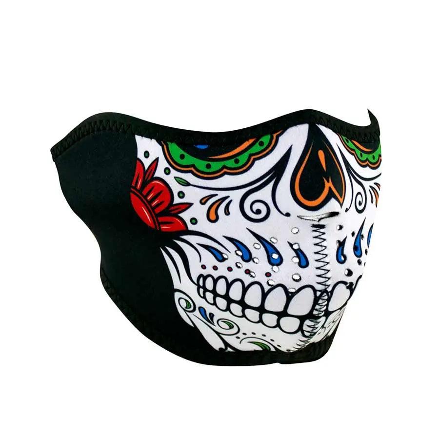 Media máscara de neopreno ZANheadgear Muerte CalaveraEX-STOCK Canada