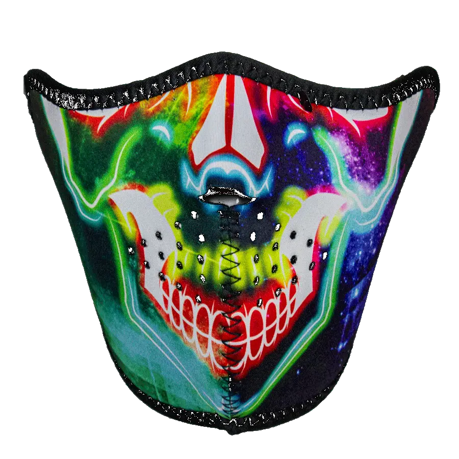 ZANheadgear Multi-Color Skull Neoprene Half Mask EX-STOCK Canada
