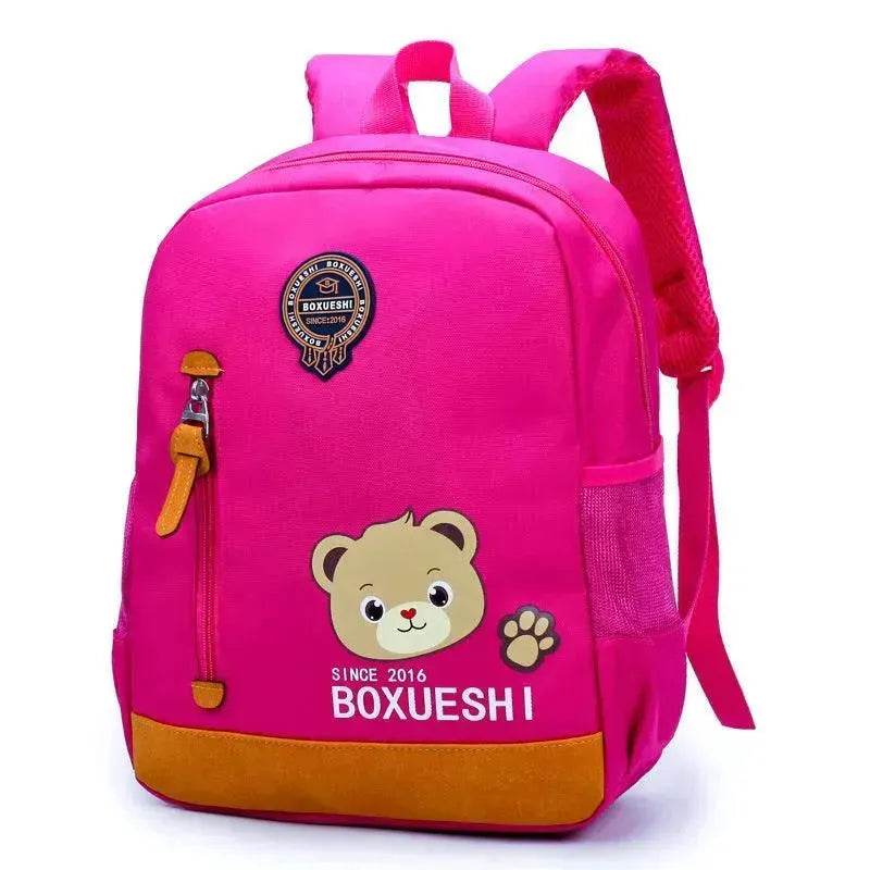 A cartoon bear nursery school schoolbag, schoolbag, schoolboy, boy and boy, baby boy and baby travel back - EX-STOCK Canada