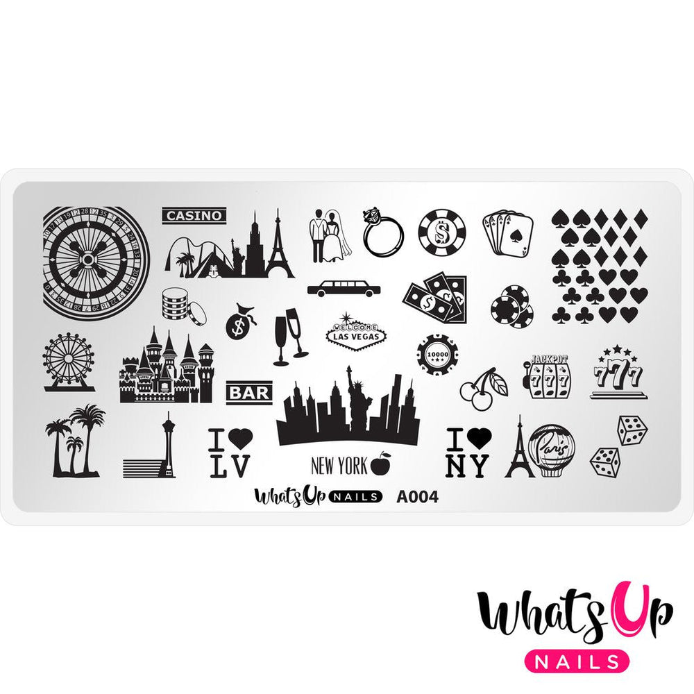 Whats Up - Sin City Life Stamping Plate EX-STOCK Canada