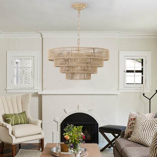 Luxury Craft Bohemian Woven Chandelier - EX-STOCK Canada