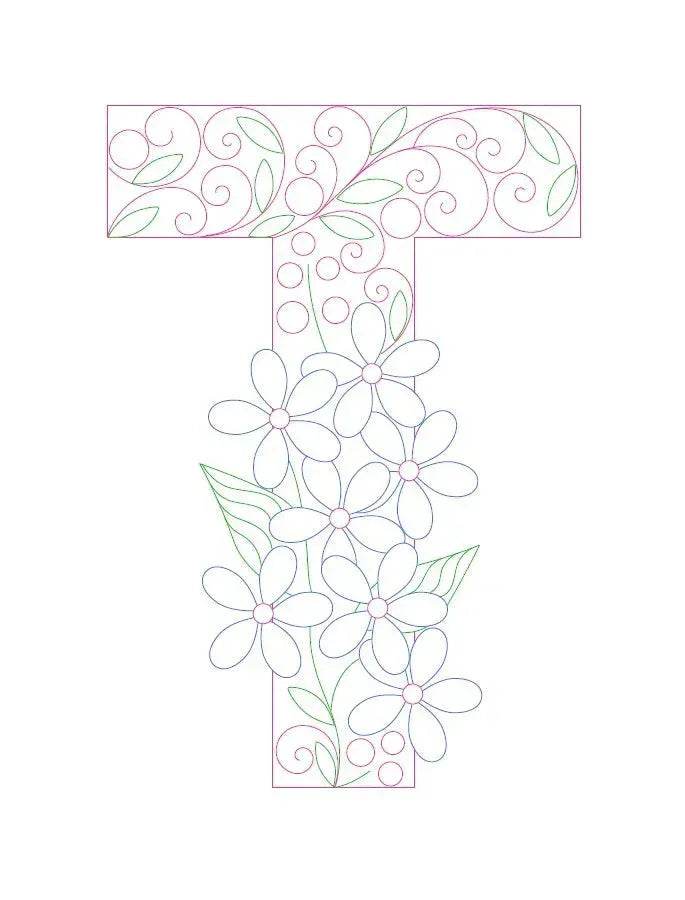 Paper Filigree Painting Kit - Letters - EX-STOCK Canada