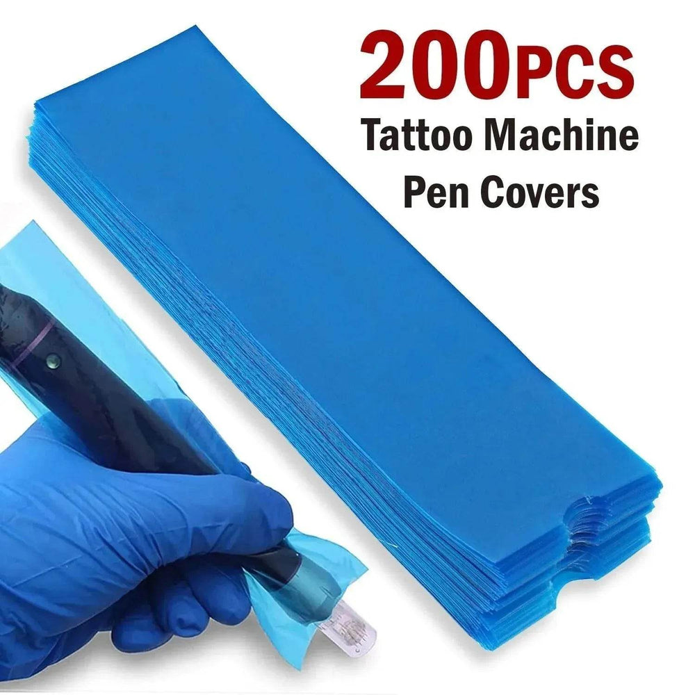 200pcs Tattoo Machine Pen Sleeves Disposable Cover - EX-STOCK Canada