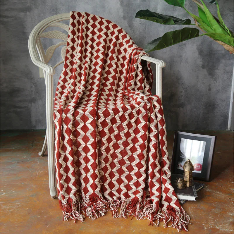 Knitted Wool Blanket Cashmere Blanket EX-STOCK Canada