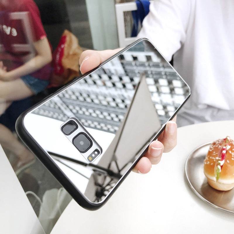 Tempered Glass Mirror Phone Case for Samsung Makeup mirror for Women - EX-STOCK Canada