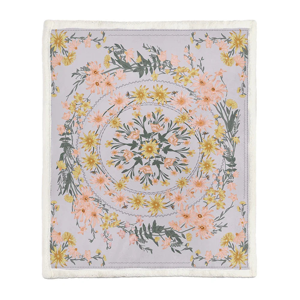 Flannel Blanket Air Conditioning Blanket Napping Blanket EX-STOCK Canada