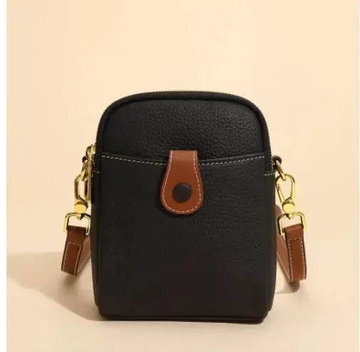 Lychee Pattern Mobile Phone Bag Small High Quality Leather Crossbody Bags For Women Wallet - EX-STOCK Canada
