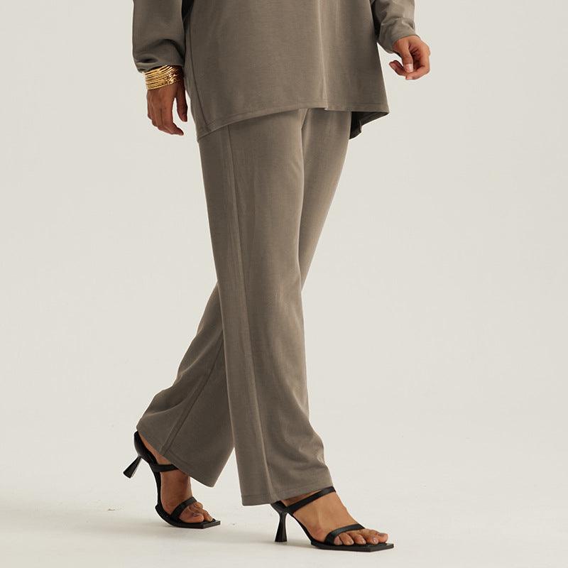 Middle Eastern Muslim Women's Loose Outerwear Long Sleeve Pants Suit - EX-STOCK Canada