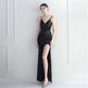 Colorful Sequin Sling Split Sheath Long Dinner Party Dress EX-STOCK Canada