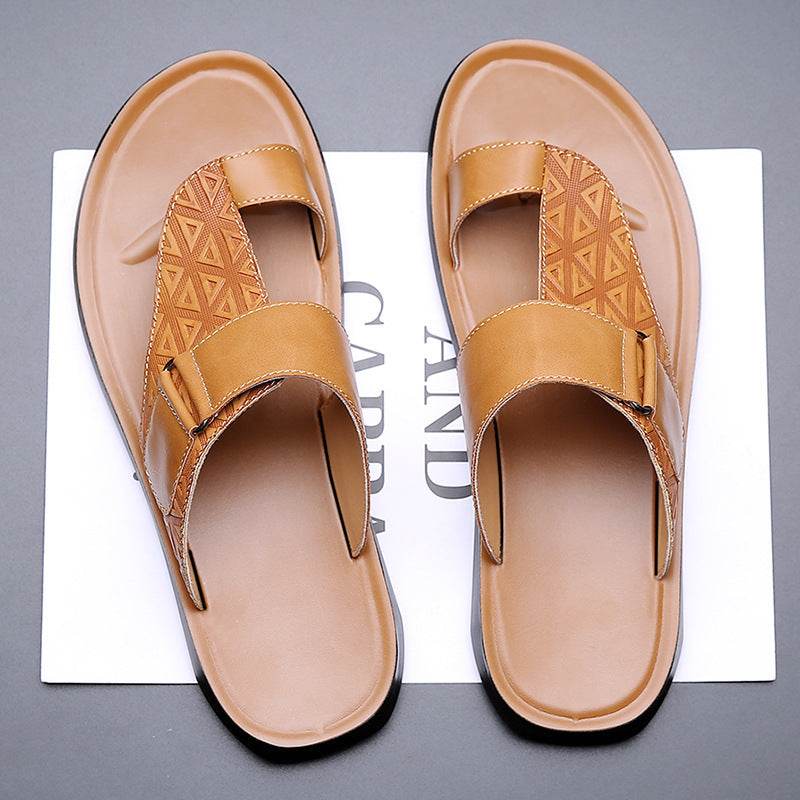 Men's Fashion All-matching Simple Beach Slippers  EX-STOCK CANADA