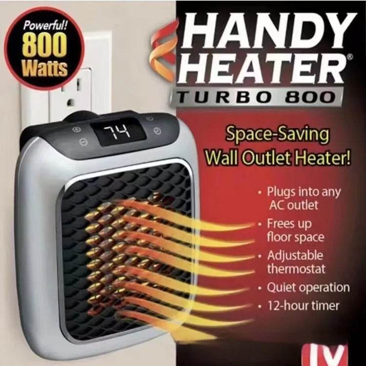 Remote Control Mini Fan Room House Space Heater Warm Artifact - EX-STOCK Canada