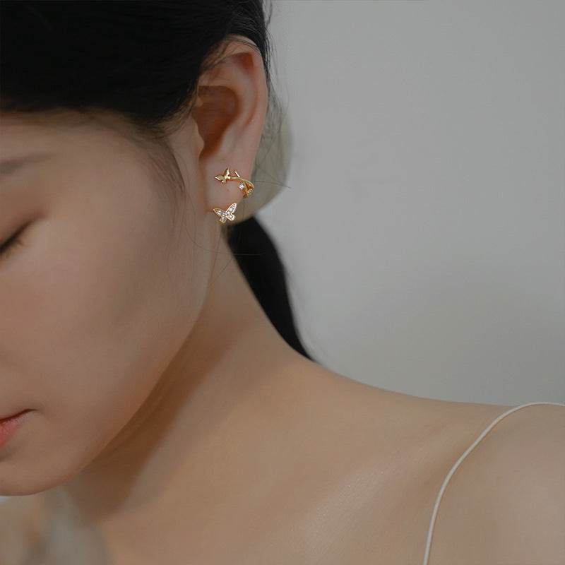 Female Cute Butterfly Earrings Jewelry - EX-STOCK Canada
