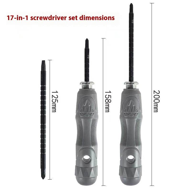 Multifunctional 17-in-one Strong Magnetic Special-shaped Screwdriver Set - EX-STOCK Canada