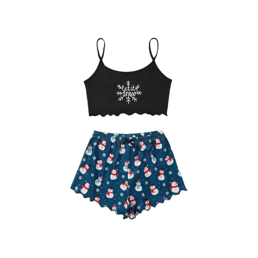 Women's Spaghetti Straps Sleeveless Pajamas - EX-STOCK Canada