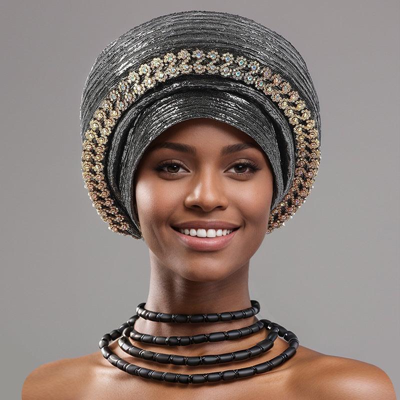 Cappello a più strati femminile sudamericano musulmano - EX-STOCK Canada
