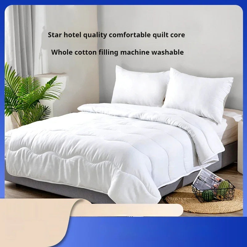 Chemical Fiber Bed & Breakfast Hotel Duvet Insert Thick Feather Velvet Quilt EX-STOCK Canada