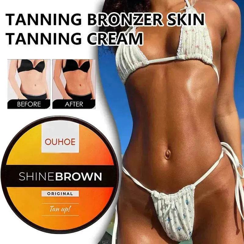 Intensive Tanning Luxe Gel Body Tanning Cream After Sun Repair Combination Aloe Vera Gel Wheat Complexion Beach Bronzer Summer Gadgets - EX-STOCK CANADA