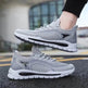 Men's Mesh Shoes Fashion Fly Knit Lightweight Breathable Sneakers Casual Running Sports Shoe - EX-STOCK Canada