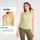 yoga clothes sleeveless Vest With Chest Pad Workout Top - EX-STOCK Canada