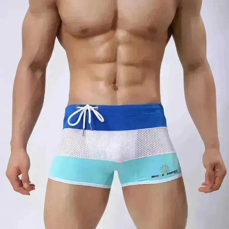 Personne courageuse Capitaine de natation des hommes de natation Boxer sous-vêtements courts