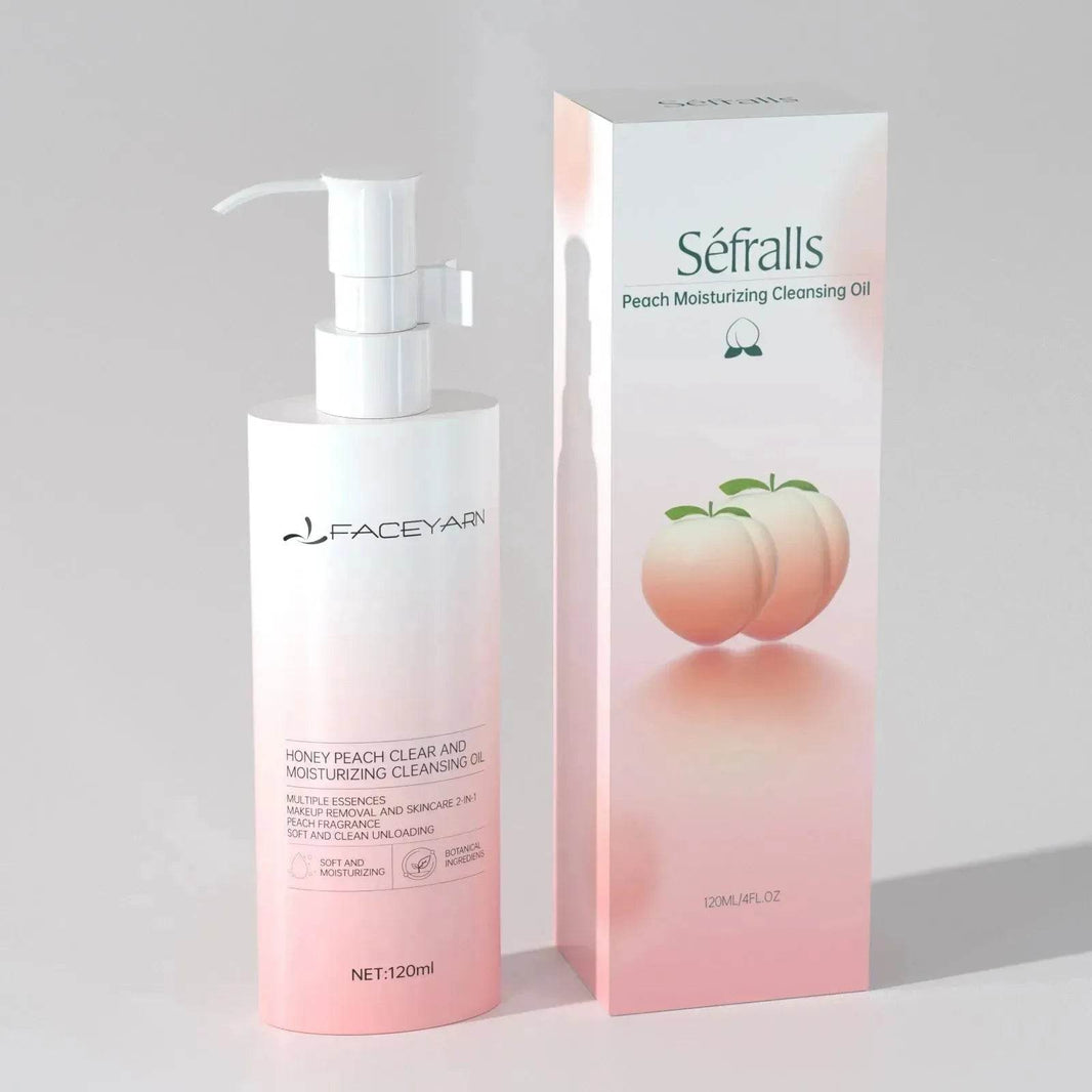 Sefralls Peach Moisturizing Cleansing Oil Natural Ingredients Makeup Removal Oil With Hydrating Jojoba 120ml - EX-STOCK Canada