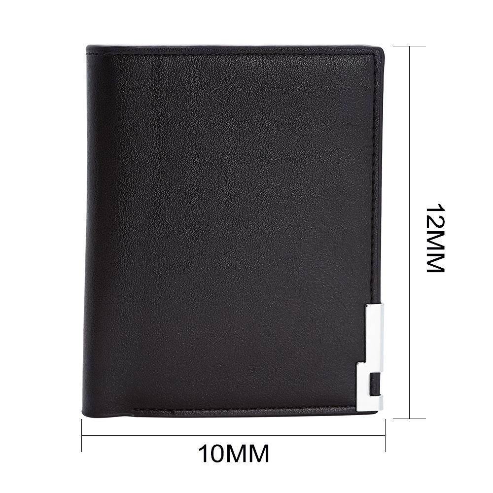 Custom Men's leather Wallet Zipper Valentine's Day gift Personalized Men's Wallet - EX-STOCK Canada