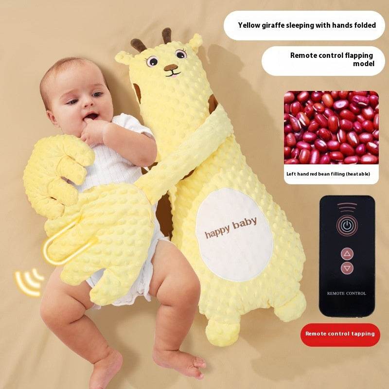 Oreiller Épuisant pour Bébé Contrôlé à Distance à Main Apaisant pour le Sommeil du Bébé Peluche Cartoon Confort pour Tout-PetitEX-STOCK Canada