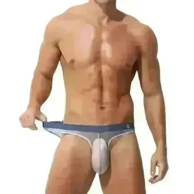 Underwear Men's Briefs Transparent Ice Silk Sexy Full Transparent Trendy Men's Personality Narrow Crotch Low Waist New - EX-STOCK CANADA