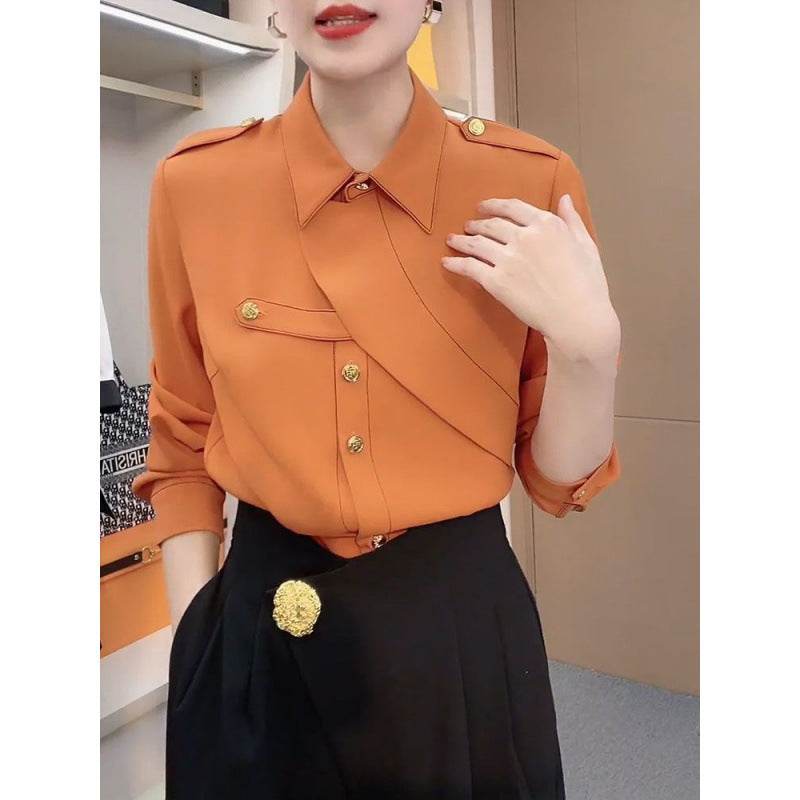 Luxury Professional Business Cooperate Office blouse shirt for women - EX-STOCK Canada