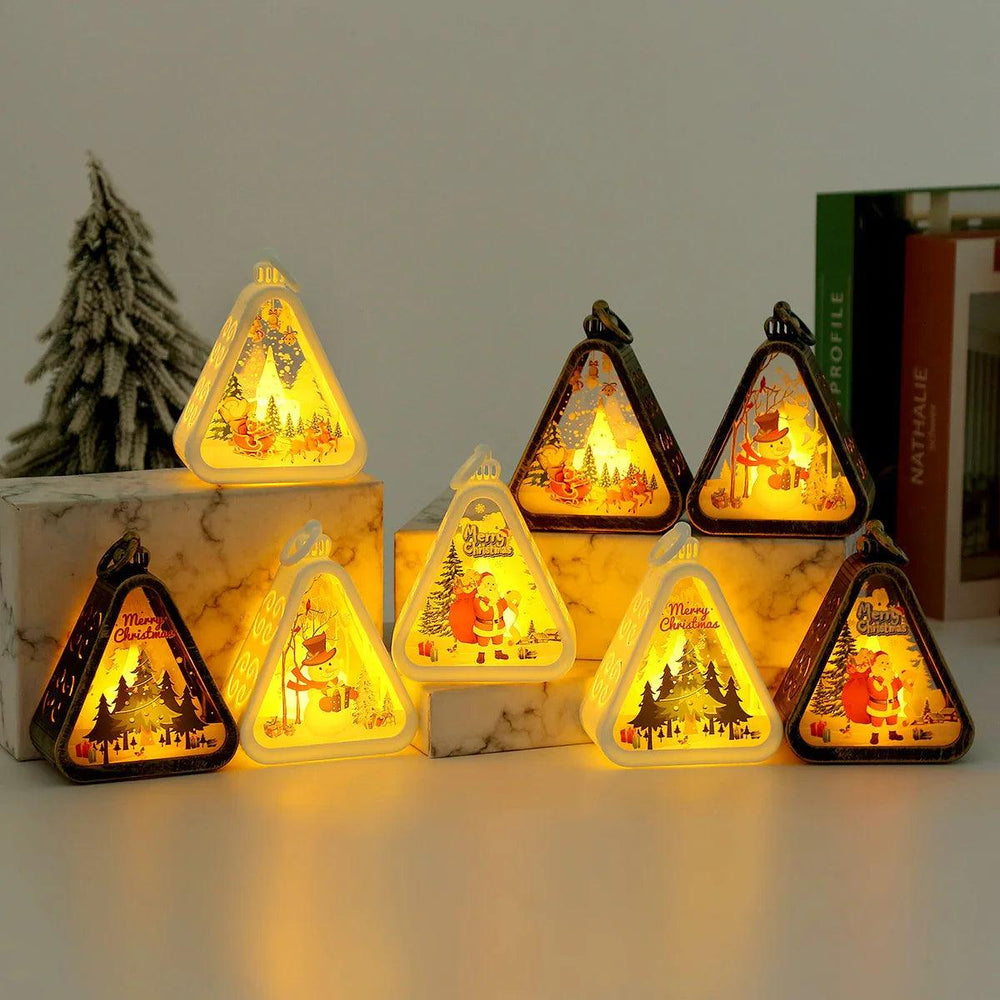 Christmas Decorations Retro Electric Candle Lamp Luminous Ornaments EX-STOCK Canada