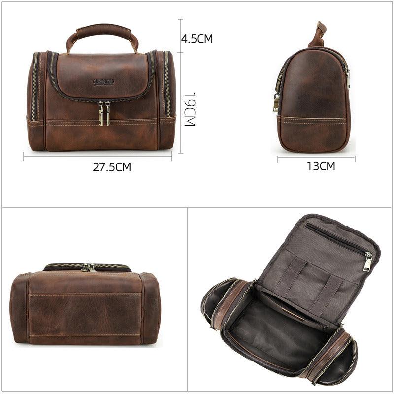 Bolsa de Entrenamiento Múltiple de Piel de Vaca Vintage Portátil | EX-STOCK Canada
