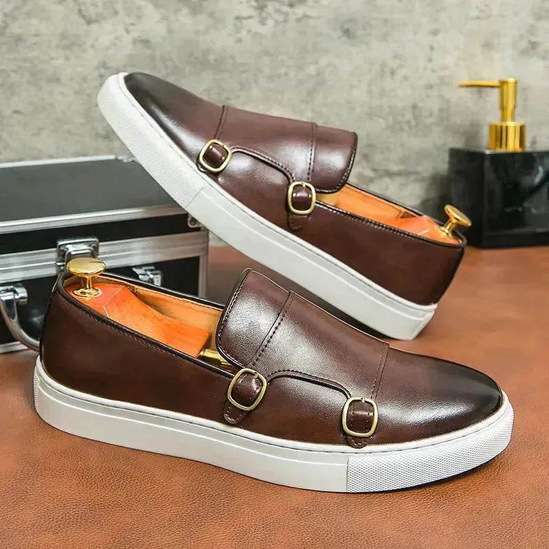 Fashion Loafers Men's Casual Slip-on Flats Shoes Formal Business Office Meeting Shoe for Men - EX-STOCK Canada