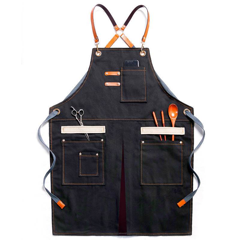 Hair Stylist Cake Shop Barista Men And Women Flower Shop Workwear Denim Apron Jeans - EX-STOCK Canada