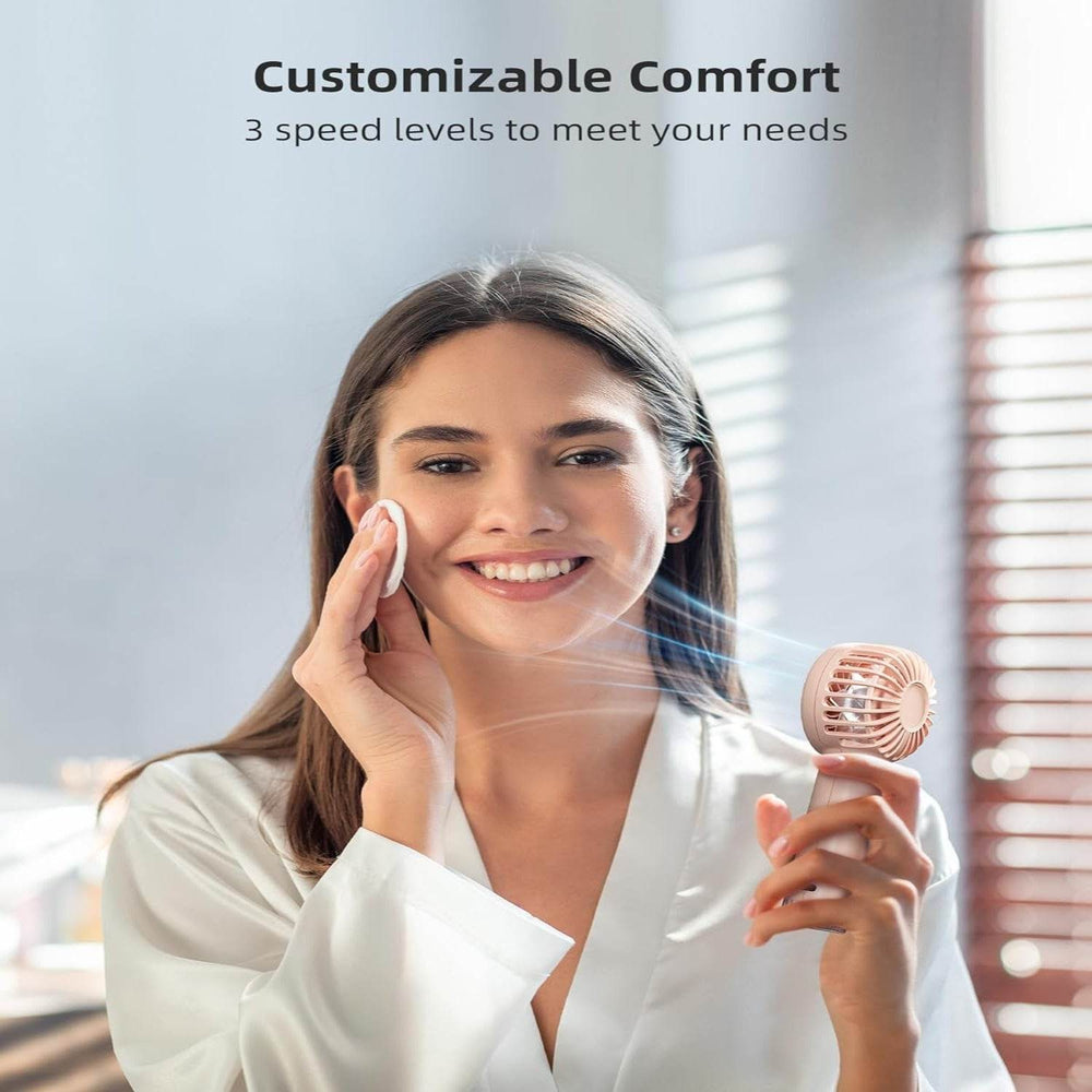 Mini Handheld Fan Cooling Fans For Home Office Travel Outdoor And Camping A Battery Operated Small Fan - EX-STOCK Canada