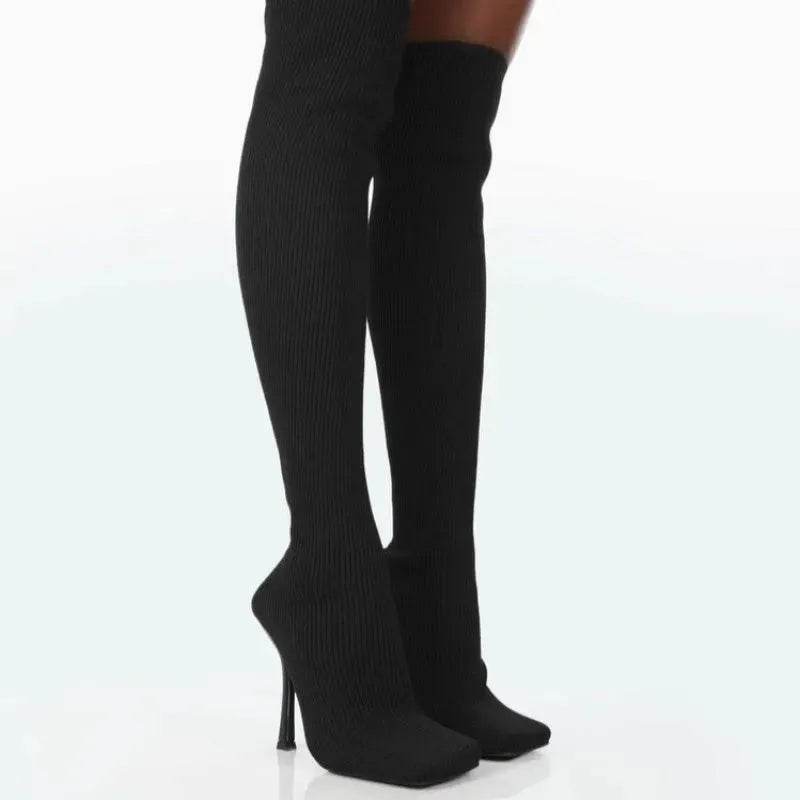 Thigh High Boots Women Over The Knee Long Boots Fashion Shoes - EX-STOCK Canada