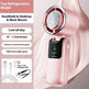 New Ice Pack High-Speed Handheld Eletirc Fan Speed Adjustable Folding Mini Fan Portable Outdoor Hanging Neck Small Fan - EX-STOCK Canada