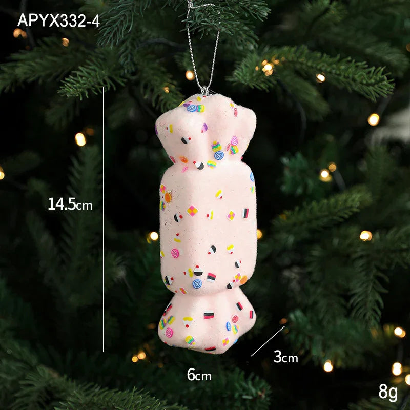 Creative Pendant Ice Cream Christmas Tree Decoration Small Hanging Pieces EX-STOCK Canada