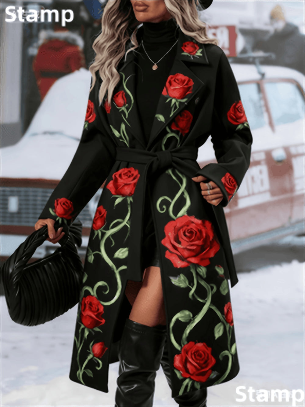 Fashionable Casual Long Coat EX-STOCK Canada