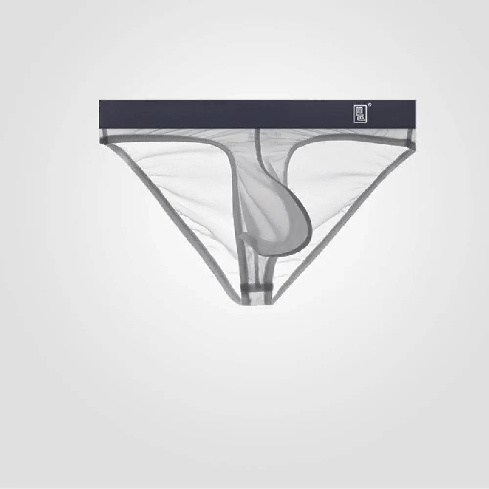 Underwear Men's Briefs Transparent Ice Silk Sexy Full Transparent Trendy Men's Personality Narrow Crotch Low Waist New - EX-STOCK Canada